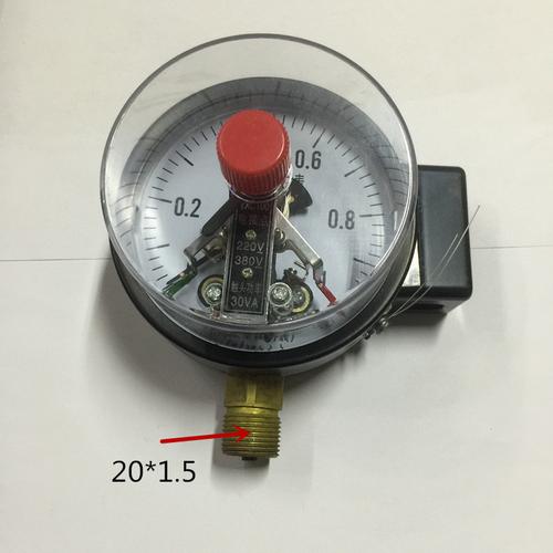 上海正宝电接点压力表yxc-100 品质保证真空负压水泵控制器触点表